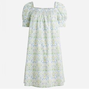J Crew x Liberty London Afternoon Dress Lodden fabric